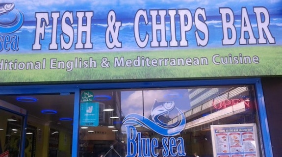 South Croydon bölgesinde fish&chips satılıktır