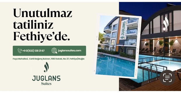 Unutulmaz Tatiliniz Fethiye Juglans Hotel'de!